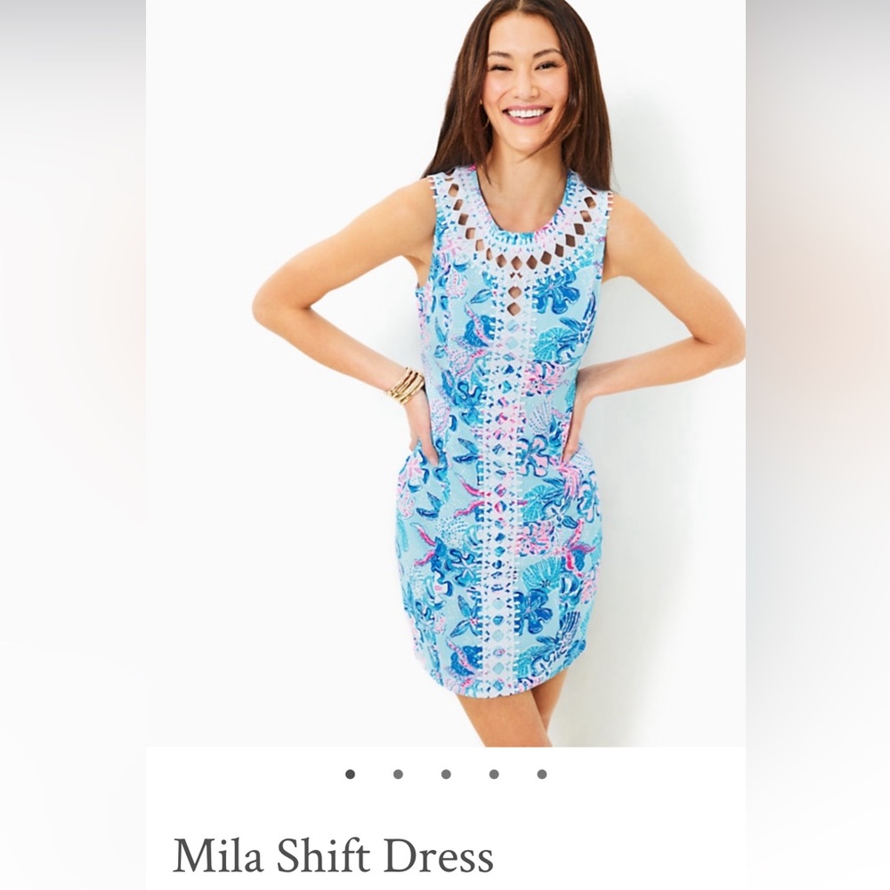 Lilly Pulitzer Mila shift dress, size 8, NWT, Multi Bahamas Beachcomber print
